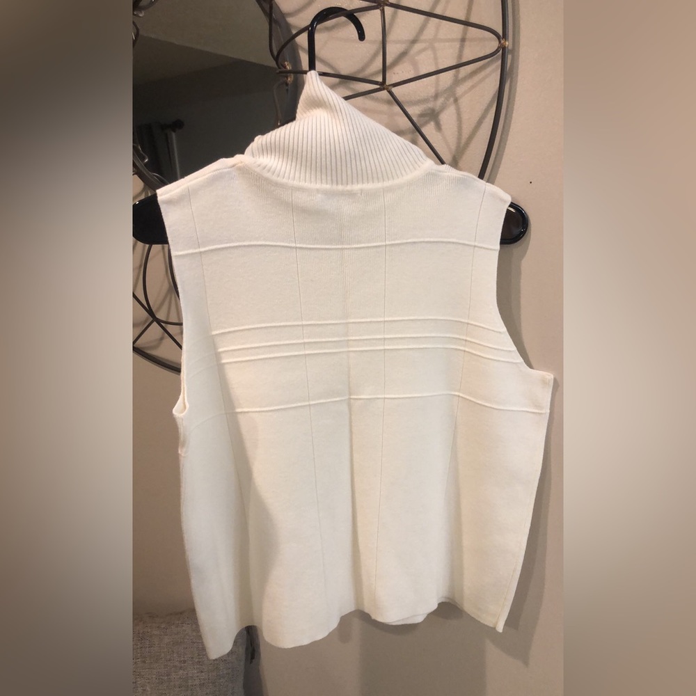 Christopher Banks Cream Sweater Vest
